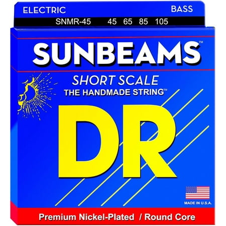 DR Strings Sunbeams SNMR-45 Medium Short Scale 4 String Bass