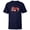 Navy, variant on Disney Valentine's Day Big Sis Gift Family Matching Trip - Short Sleeve T-Shirt for Kids - Customized-White