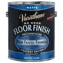 1 gal Rust-Oleum 286820 Crystal Clear Varathane Water-Based Interior High Traffic Polyurethane Floor Finish, Matte