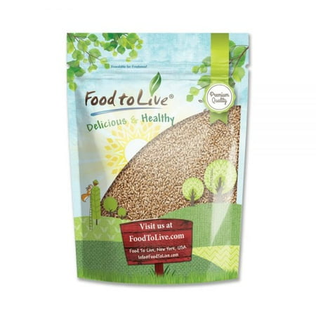 Food To Live  Hard Red Wheat (5 Lbs) - Excellent For Growing Wheatgrass to Juice, Food Storage, Grinding to Make Flour & Bread, Grain, Ornamental Wheat Grass, and Sprouting (Best Way To Make Grass Green)