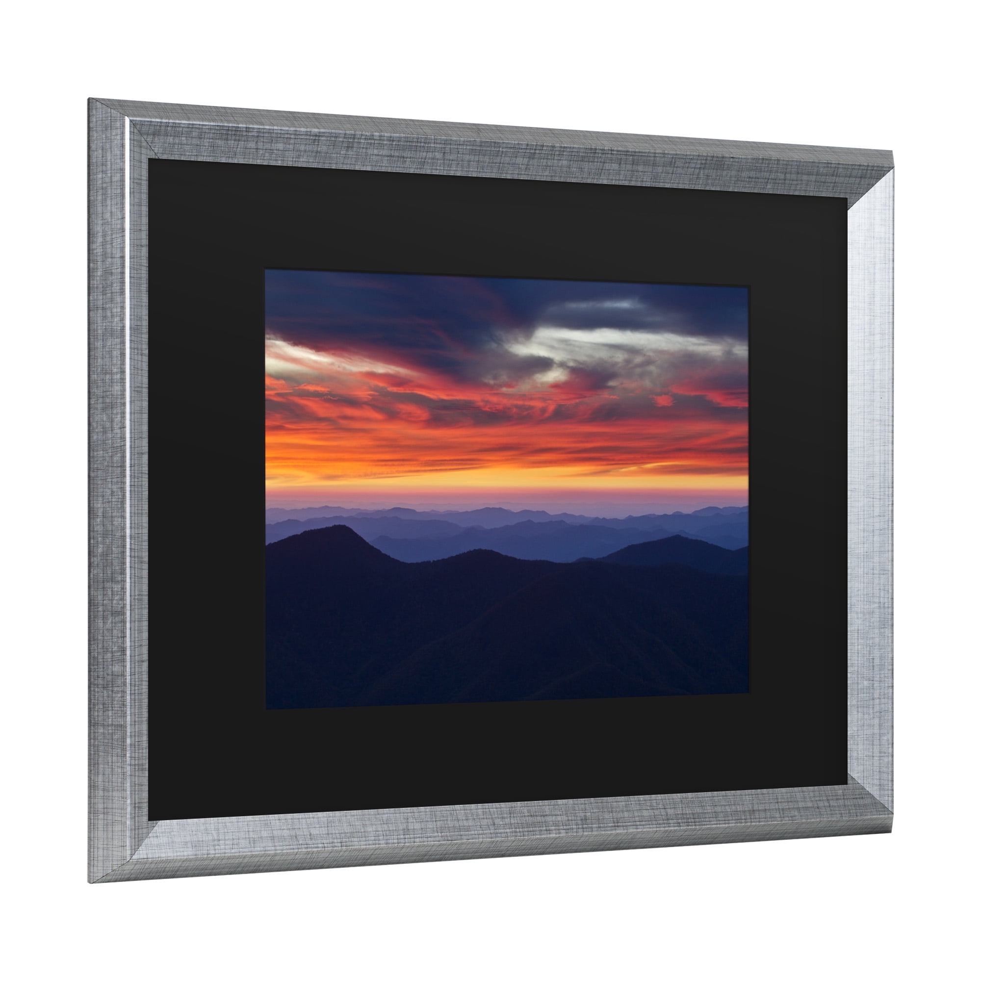 Trademark Fine Art 'Mount Mitchell Sunset' Canvas Art by Pierre Leclerc