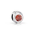 thumbnail image 2 of Bling Jewelry Womens Sommelier Red Wine Glass Charm Bead with Cubic Zirconia for European Bracelet, 2 of 4