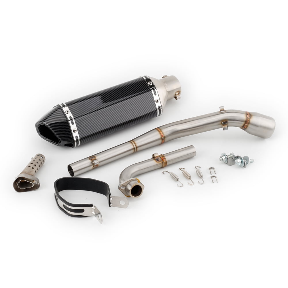GFYSHIP For Honda MSX 125 Grom 2013 2014 2015 2016 2017 2018 2019 2020 2021 2022 MSX125 Motorcycle Exhaust Pipe Muffler with Link Pipe Full System