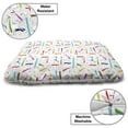 thumbnail image 3 of Dog Lover Pet Bed, Dachshund Cartoon Doodles with Various Stances Pointing Smelling Running Standing, Resistant Pad for Dogs and Cats Cushion with Removable Cover, 24" x 39", Multicolor, by Ambesonne, 3 of 4