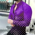 thumbnail image 1 of Camisas de verano para hombre nuevas de 2024, de moda e informales, de color sólido, con empalme, estampado, con botones de solapa, ropa de calle de alta calidad, 1 of 6