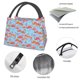 thumbnail image 4 of Disketp Flamingo Bolsa Térmica Estampada, Bolsa Térmica Aislante para Almuerzo, Playa y Campamento, 4 of 6