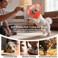 thumbnail image 4 of ROZKITCH Dog Cone Collar Stop Licking,Adjustable Elizabethan Cone for Dog After Surgery,Anti-Licking Pet Recovery Collar for Medium Dogs,Orange,M, 4 of 8