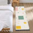thumbnail image 3 of Yayeee Runner Rug for Bedroom 2'x6' Machine Washable Hallway Non Slip Mat, Green Abstract Pattern, 3 of 8
