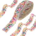 thumbnail image 1 of Shisuyan 1 Roll of Cuttable Costume Trim Multi-function Rhinestone Ribbon Decorative Craft Trim Clothes Supply, 1 of 8