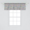 thumbnail image 2 of Ambesonne Abstract Window Valance, Pastel Simplistic Motifs, 54" X 18", Multicolor, 2 of 3