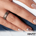 thumbnail image 3 of Rinfit Silicone Wedding Rings for Women - 4Love Collection - 3 Rings Pack, 3 of 9