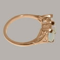thumbnail image 4 of LBG British Made 18k Rose Gold Natural Opal Womens Engagement Ring - 33 size options - Size 11, 4 of 5