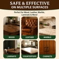 thumbnail image 4 of Lence Furniture Balm – All-in-One Wood Scratch Repair, Polishing & Multi-Surface Cleaner for Home & Countertops – Includes Application Brush (1PCS), 4 of 6