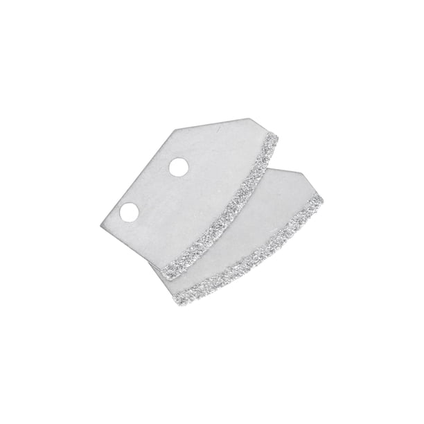Cuchilla para quitar lechada QEP, grano de carburo de 2 pulgadas, paquete de 2