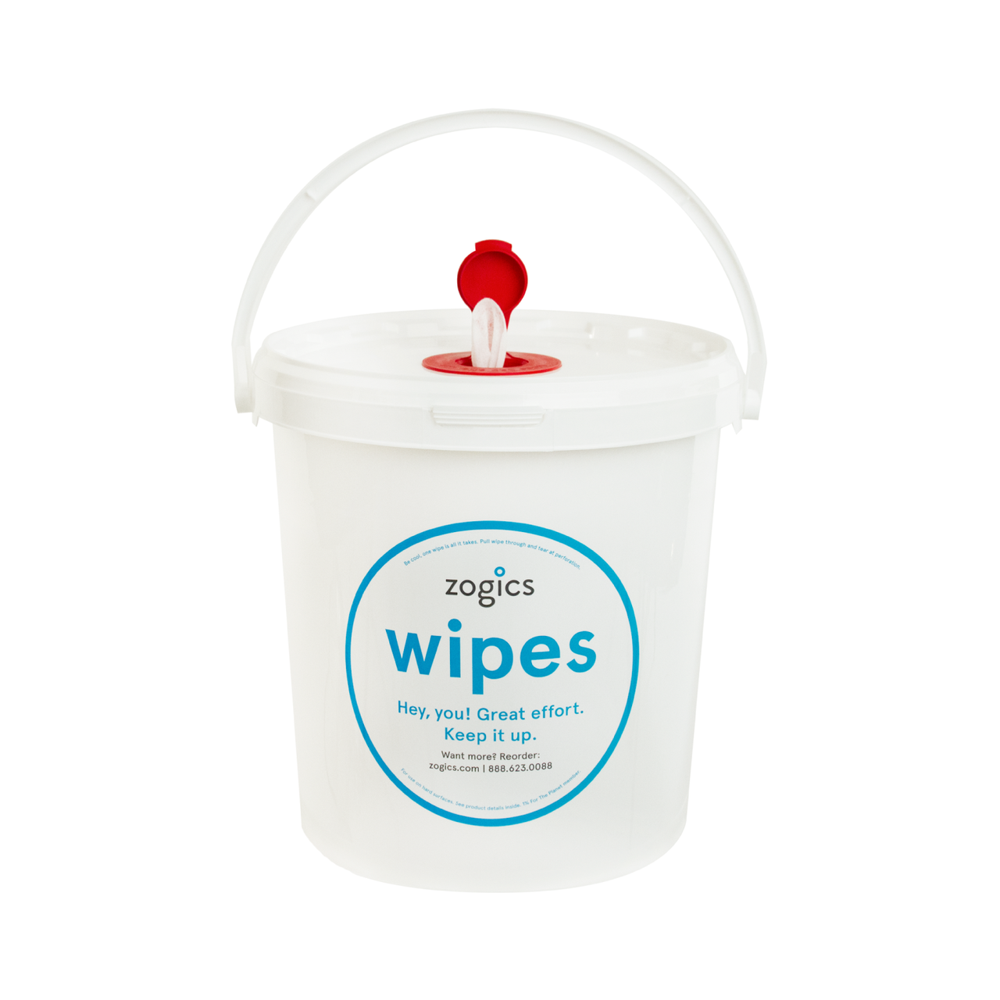 Zogics Gym Wipe Bucket Dispenser