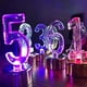 thumbnail image 1 of 3d 0-9 números luz LED creativa electrónica Flash velas decoración de tarta fiesta de cumpleaños Gao Jiahui unisex, 1 of 1