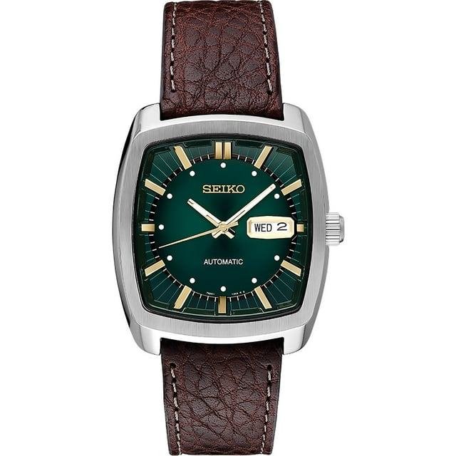 Seiko Recraft Series Automatic Leather Watch, 40mm