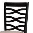 thumbnail image 6 of Baxton Studio Mila Modern Dining Set, Dark Brown, 6 of 9