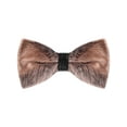 thumbnail image 1 of INSPIRAR CHIC Corbatas de Moño de Terciopelo Ajustables Pre-atadas para Prom, Boda, Tuxedo Talla Única Gradiente Marrón, 1 of 4