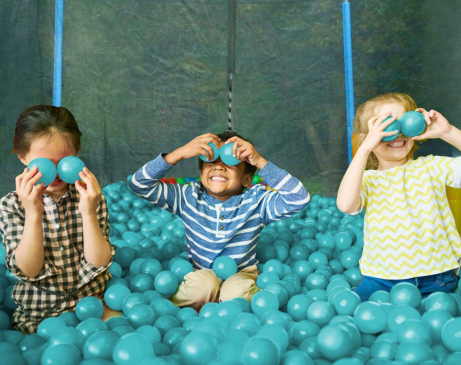 Machrus Crush Proof Trampoline Pit Balls - Turquoise - Walmart.com