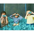 thumbnail image 3 of Machrus Upper Bounce Crush Proof Plastic Trampoline Pit Balls – 100 Pack, Turquoise, 3 of 3
