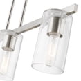 thumbnail image 4 of Livex Lighting - Clarion - 3 Light Linear Chandelier In Contemporary Style-14.75, 4 of 10