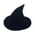 thumbnail image 3 of lionlar Halloween Witch Hat Pointed Hat for Stage Performance Masquerade Fancy Dress Black, 3 of 9