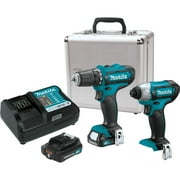 Makita CT226RX 12V Max CXT Lithium Ion Cordless Driver Drill Impact Driver Combo