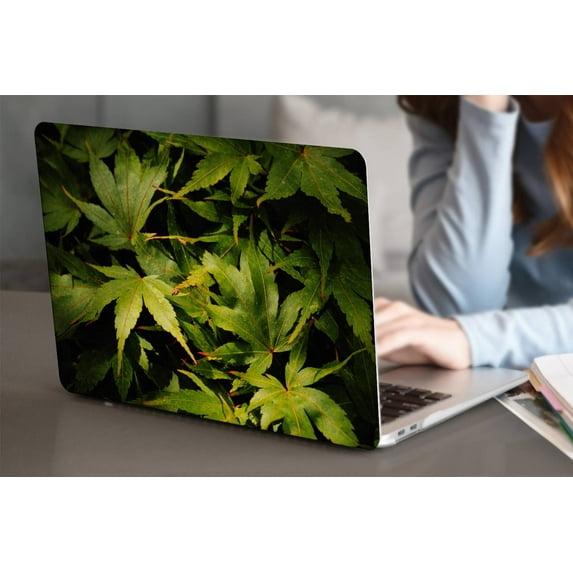 KSK KAISHEK Plastic Hard Shell for 2022/2021/2020/2019/2018 Rel. Newest MacBook Air 13 inch Retina Display Touch ID Model: A2337 m1/A2179/A1932 Plants series 0248