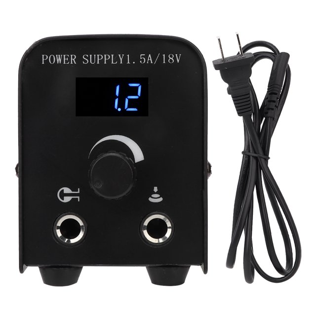 Pantalla Digital LED, máquina de tatuaje de alta potencia, fuente de alimentación, herramienta de tatuaje, enchufe estadounidense 110-240V