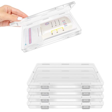 Duslogis 4 Pcs Clear Flat Breast Milk Freezer Storage Organizer Space Saving Breastmilk Storage Breastmilk Freezer Tray Breastfeeding Bag Organization, 7.48 x 5.11 x 0.67 in