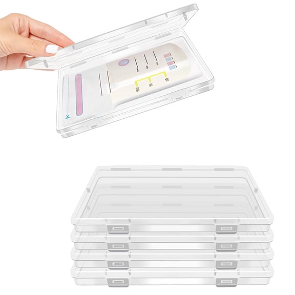 Duslogis 4 Pcs Clear Flat Breast Milk Freezer Storage Organizer Space Saving Breastmilk Storage Breastmilk Freezer Tray Breastfeeding Bag Organization, 7.48 x 5.11 x 0.67 in