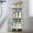 White, variant on Standing Corner Shower Caddy - 3 Tier Shower Organizer Corner with Soap Holder and 4 Hooks, Rustproof Bathroom Storage Shelves with Adhesives, Black