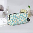 thumbnail image 6 of Uemuo Daisy Floral A Pattern Portable Toiletry Bags with Handle, Waterproof travel Make up Bags for Women, Large Capacity Travel Cosmetic Bags, 6 of 9