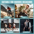 thumbnail image 5 of FREEYOKA 6 Pairs Mens Ankle Running Socks Moisture Wicking Sport Socks Breathable Gym Workout Hiking Walking Sock，MULCOLOR, 5 of 6