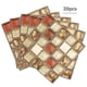 thumbnail image 2 of 100 piezas DIY impermeable autoadhesivo 3D pegatinas de pared mosaico azulejo calcomanía (5) Wdftyju  Libre de BPA, 2 of 3
