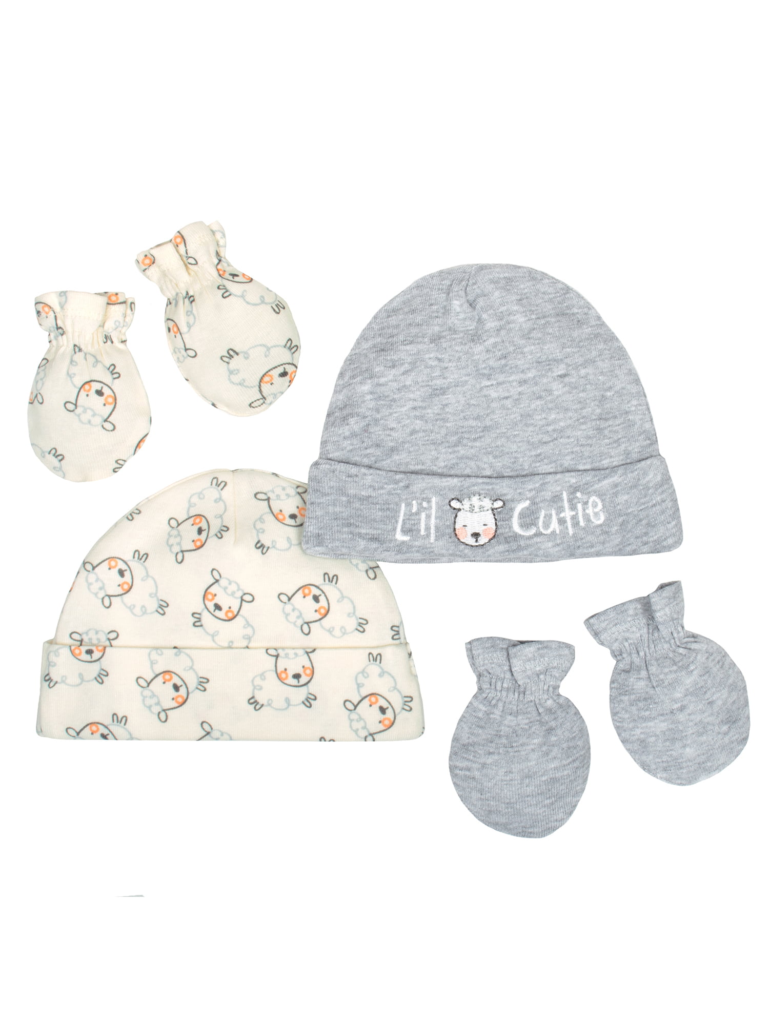 baby hat and mittens