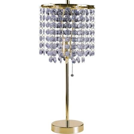 SH LIGHTING Crystal Inspired Table Desk Lamp