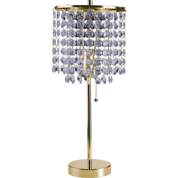 SH LIGHTING Crystal Inspired Table Desk Lamp