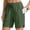 24# Army Green, variant on Women's Athletic Shorts 7 Inch Inseam, Quick Dry Stretchy Workout Shorts with Zipper Pockets, for Running Gym(Blue,S)