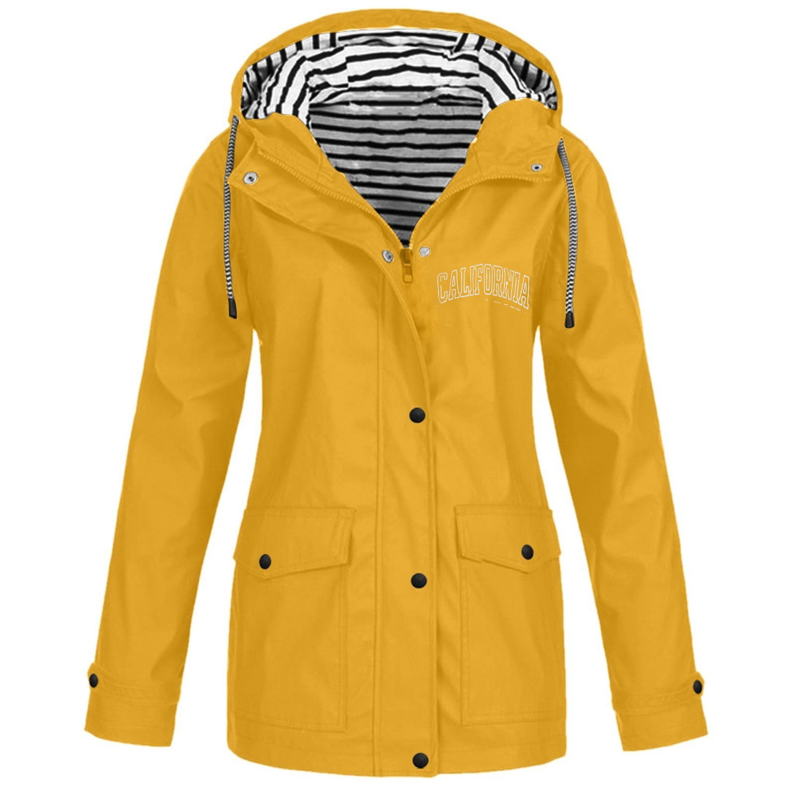 Clear raincoat plus size sales