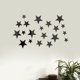 thumbnail image 3 of Pegatinas de pared con espejo de combinación de tres tamaños de estrellas, grande, mediano y pequeño, 3 of 5