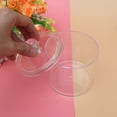thumbnail image 2 of WHAMVOX Cotton Swabs Dispenser Transparent Square Storage for Women 1Pack, 2 of 6