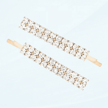 Women's Large Crystal Hair Clip Rhinestone Bobby Pins Hair Accessories