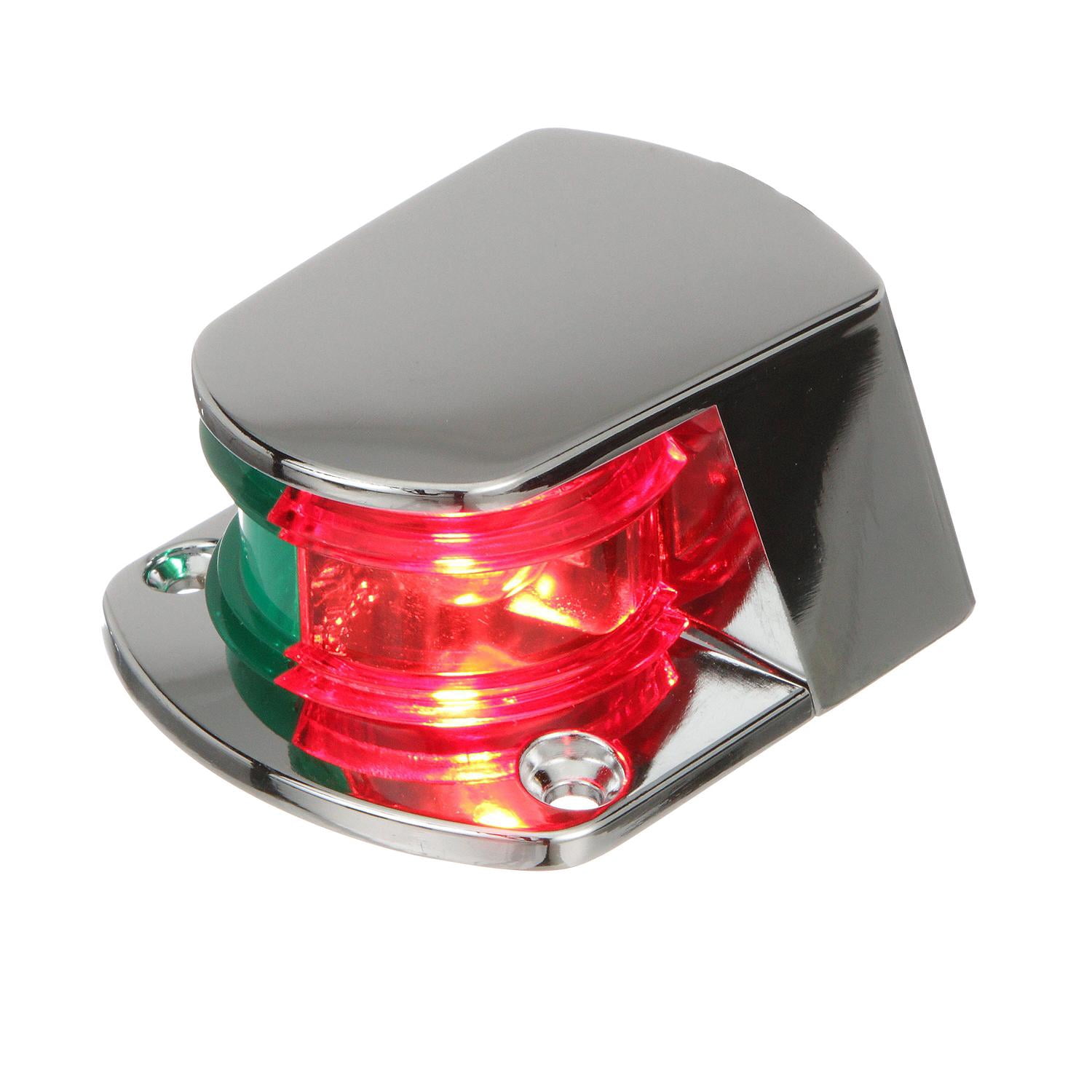Attwood 6375D6 ZAMAK 1-mile Bi-Color Combination Sidelights, Deck Mount, 225-Degrees Visibility, 12V
