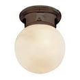 thumbnail image 2 of Trans Globe Lighting 3606 1 Light Down Lighting Flush Mount Ceiling Fixture - Nickel, 2 of 2