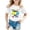 tshirts 48# White, variant on oqasdz Back To School Graphic Print Short Sleeve T Shirt Crewneck 100 Days of School Shirt for Boys and Girls Lightweight Soft Durable Summer Dailywear