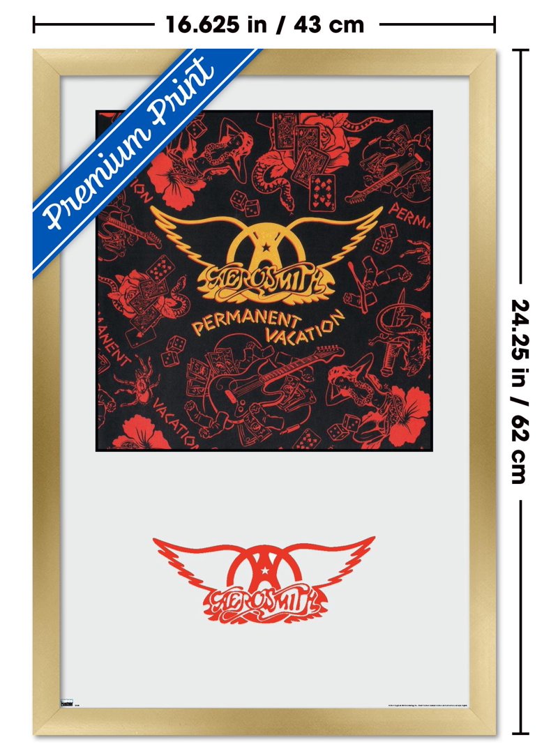 Aerosmith - Permanent Vacation Album Series Wall Poster, 14.725
