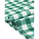 thumbnail image 5 of Vestido Gingham con Fruncido Inspire Chic para Mujer, Cuello Cuadrado, Con Abertura Lateral, Vestidos de Cuadros Casual XS Verde, 5 of 6