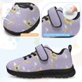 thumbnail image 6 of Psesaysky Colorful Stripes Sneakers for Kids Girls Comfortable Wear-Resistant Velcro Sports Shoes Gift for Girls Size 11-15, 6 of 7